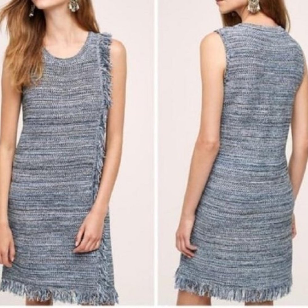 Holding Horses Knit Fringe Sweater Dress